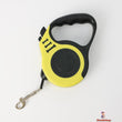 Retractable Dog Leash, 5-Metre Length, Ergonomic Handle, Yellow and Black
