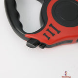 Retractable Dog Leash, 5-Metre Length, Ergonomic Handle, Red and Black