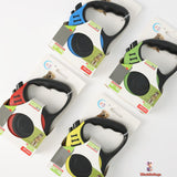 Retractable Dog Leash, 5 Metre Length, Blue and Black, Comfortable Grip Handle