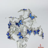 Classic Blue Evil Eye Protection Tree Decor, Resin Sculpture