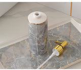 Premium Ceramic Bathroom Set - Multi-Piece Organizer Kit for Lotions, Brushes, and Accessories - Stylish and Functional Bathroom Essentials for Modern Decor