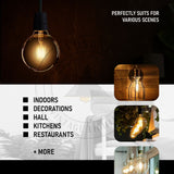 2Pack E27 LED Edison Dimmable Vintage Amber Glass Warm white 2700K Light Bulbs