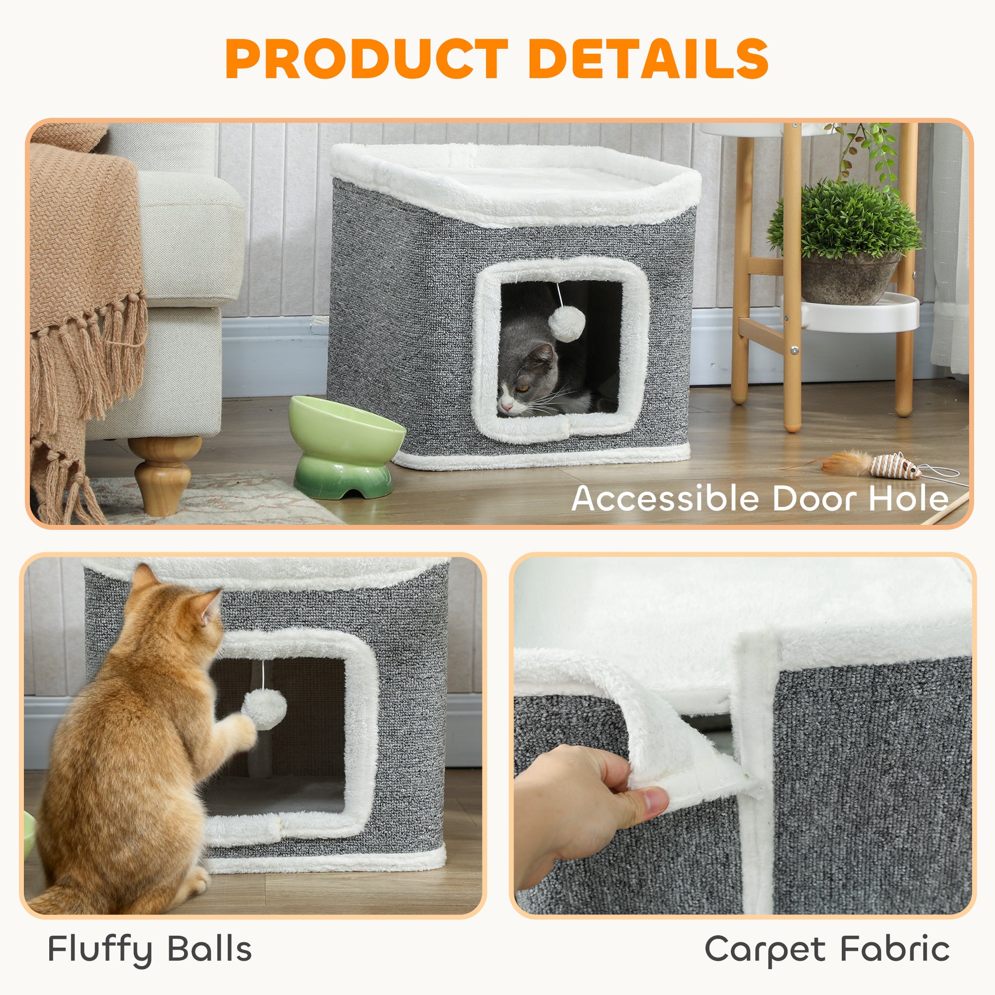 2-Level Cat House Bed