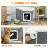 2-Level Cat House Bed