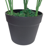 55cm Dark Green Artificial Umbrella Plant
