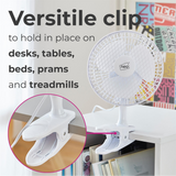 Neo Mini Clip Base Mount Desk Fan � White