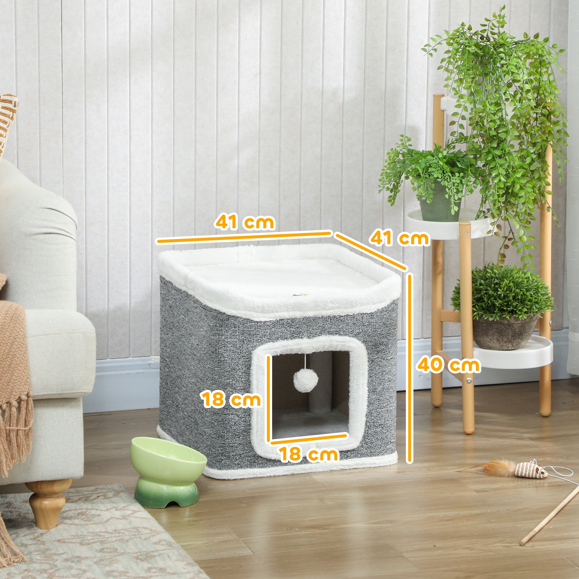 2-Level Cat House Bed