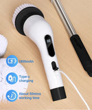 Electric Cordless Spin Scrubber – Rotating Bathroom Cleaning Brush